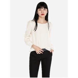 Express Button-Cuff Top